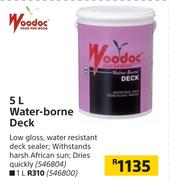 Woodoc 5Ltr Water Borne Deck