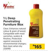 Woodoc 1Ltr Deep Penetrating Furniture Wax