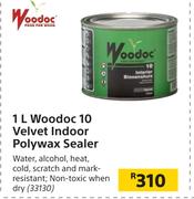 Woodoc 1Ltr Woodoc 10 Velvet Indoor Polywax Sealer