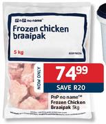 Pnp No Name Frozen Chicken Braaipak-5Kg