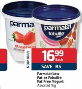 Parmalat Low Fat Or Fabulite Fat Free Yogurt-1Kg Each