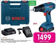 Bosch 18V Li-ion Drill Driver Kit GSR-1800-Per Kit