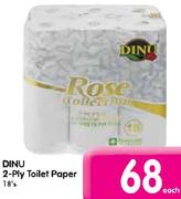 Dinu 2-Ply Toilet Paper-18's