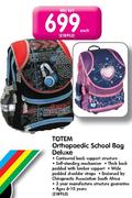 Totem Orthopaedic School Bag Deluxe-Each