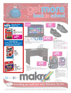 Makro : Get More Back To School (10 Dec - 30 Dec 2013), page 1