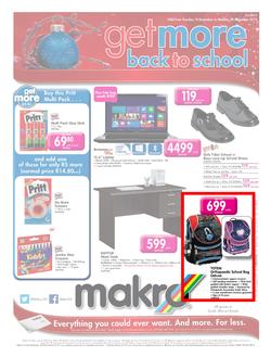 Makro : Get More Back To School (10 Dec - 30 Dec 2013), page 1