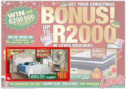 Lewis : Get Your Christmas Bonus! (9 Dec 2013 - 4 Jan 2014), page 1
