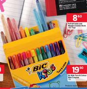 Bic Kids Turn & Colour Wax Crayons-12's