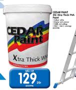 Cedar Paint 20L Xtra Thick PVA Paint