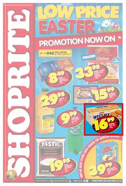Shoprite Western Cape : Easter (24 Mar - 6 Apr 2014), page 1