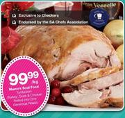 Mama's Soul Food Turducken(Turkey, Duck & Chicken Rolled Into One Generous Roast)-Per Kg