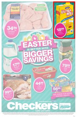 Checkers Gauteng : Easter Specials (7 Apr - 21 Apr 2014), page 1