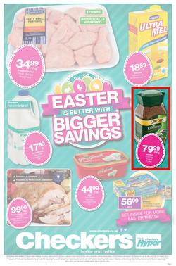 Checkers Gauteng : Easter Specials (7 Apr - 21 Apr 2014), page 1