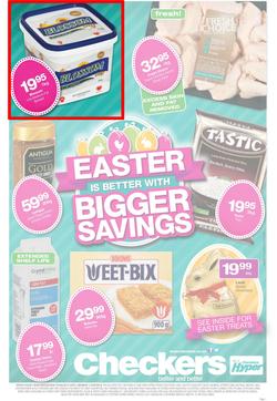Checkers WC : Easter Specials (9 Apr - 21 Apr 2014), page 1