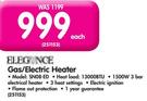 Elegance Gas/Elecric Heater SN08-ED