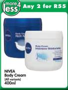 Nivea Body Cream(All Variants)-2x400ml