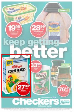 Checkers Gauteng : Keep Getting Better (5 Aug - 18 Aug 2013), page 1