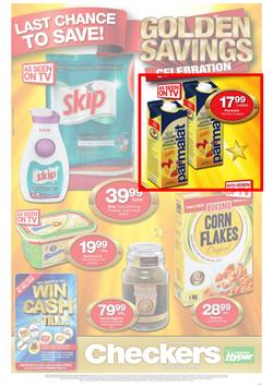 Checkers North West : Golden Savings (14 Jul - 20 Jul 2014), page 1