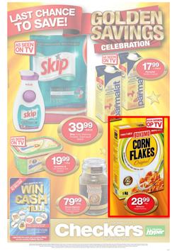 Checkers North West : Golden Savings (14 Jul - 20 Jul 2014), page 1