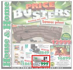 House & Home : Price Busters (18 Aug - 25 Aug 2013), page 1