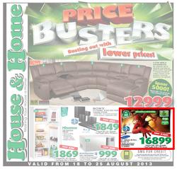 House & Home : Price Busters (18 Aug - 25 Aug 2013), page 1