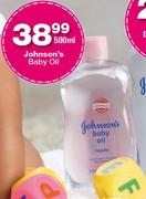 Johnson's Baby Oil-500ml