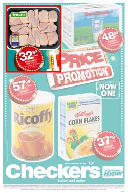 Checkers Gauteng : Price Promotion (22 Aug - 8 Sep 2013), page 1