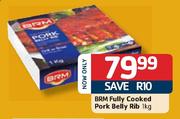 BRM-Fully Cooked Pork Belly Rib-1kg