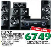 Sony 5.2 home theatre system hot sale for sale