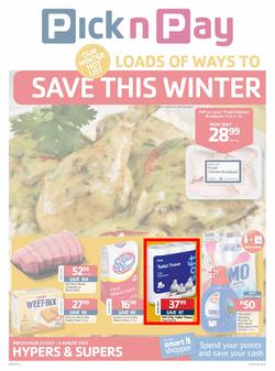 Pick N Pay Eastern Cape : Loads Of Ways To Save This Winter ( 23 Jul - 4 Aug 2013), page 1