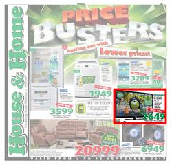 House & Home : Price Busters (3 Sep - 15 Sep 2013), page 1