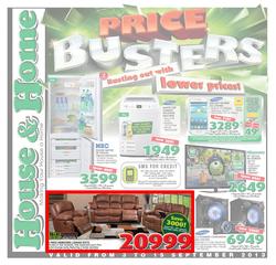 House & Home : Price Busters (3 Sep - 15 Sep 2013), page 1