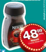 Nescafe Classic Kitskoffie-200Gm