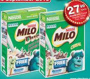 Nestle Milo Cereal Regular-500gm/Duo-480gm Each