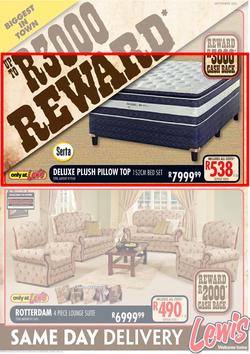 Lewis : Up To R 3000 Reward (16 Sep - 12 Oct 2013), page 1