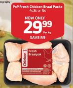 PnP Fresh Chicken Braai Packs - 4's, 8's Or 16's Per Kg