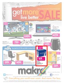 Makro : Get More Live Better Sale (22 Sep - 30 Sep 2013), page 1
