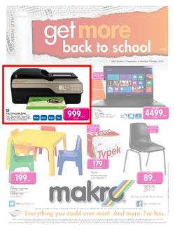 Makro : Get More Back To School (22 Sep - 7 Oct 2013), page 1