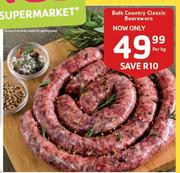 Bulk Country Classic Boerewors-Per kg