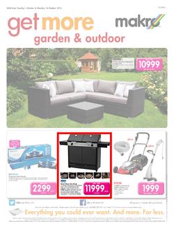 Makro : Get More Garden & Outdoor (1 Oct - 14 Oct 2013), page 1