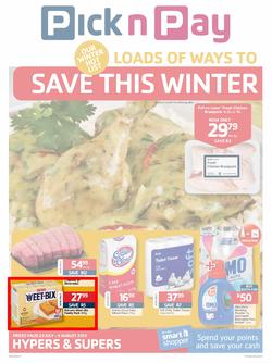 Pick N Pay Western Cape : Loads Of Ways To Save This Winter (23 Jul - 4 Aug 2013), page 1