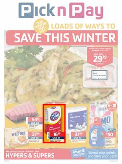 Pick N Pay Western Cape : Loads Of Ways To Save This Winter (23 Jul - 4 Aug 2013), page 1