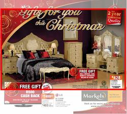 Morkels : Gifts for you this Christmas (21 Oct - 15 Nov 2013), page 1