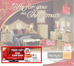 Morkels : Gifts for you this Christmas (21 Oct - 15 Nov 2013), page 1