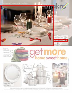 Makro : Get More Home Sweet Home (27 Oct - 11 Nov 2013), page 1