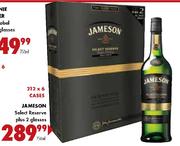 Jameson Select Reserve Plus 2 Glasses-750ml