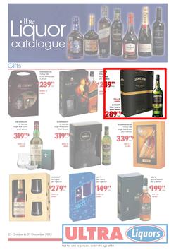Ultra Liquors : The Liquor Catalogue (25 Oct - 31 Dec 2013), page 1
