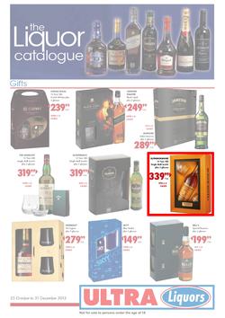 Ultra Liquors : The Liquor Catalogue (25 Oct - 31 Dec 2013), page 1