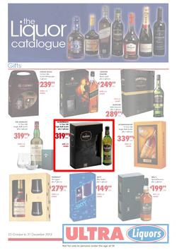 Ultra Liquors : The Liquor Catalogue (25 Oct - 31 Dec 2013), page 1