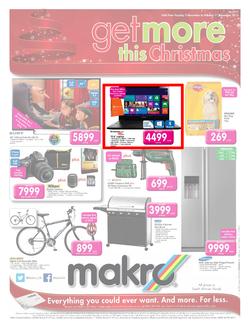 Makro : Get More This Christmas (5 Nov - 11 Nov 2013), page 1